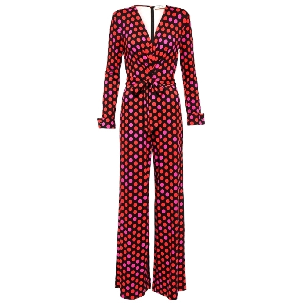 DVF Rosa wide leg jumpsuit 14